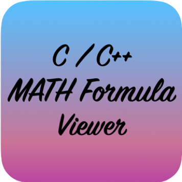 C/C++ MATH Formula Viewer